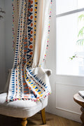 Boho Navajo Colorful Geometric Curtain Panel